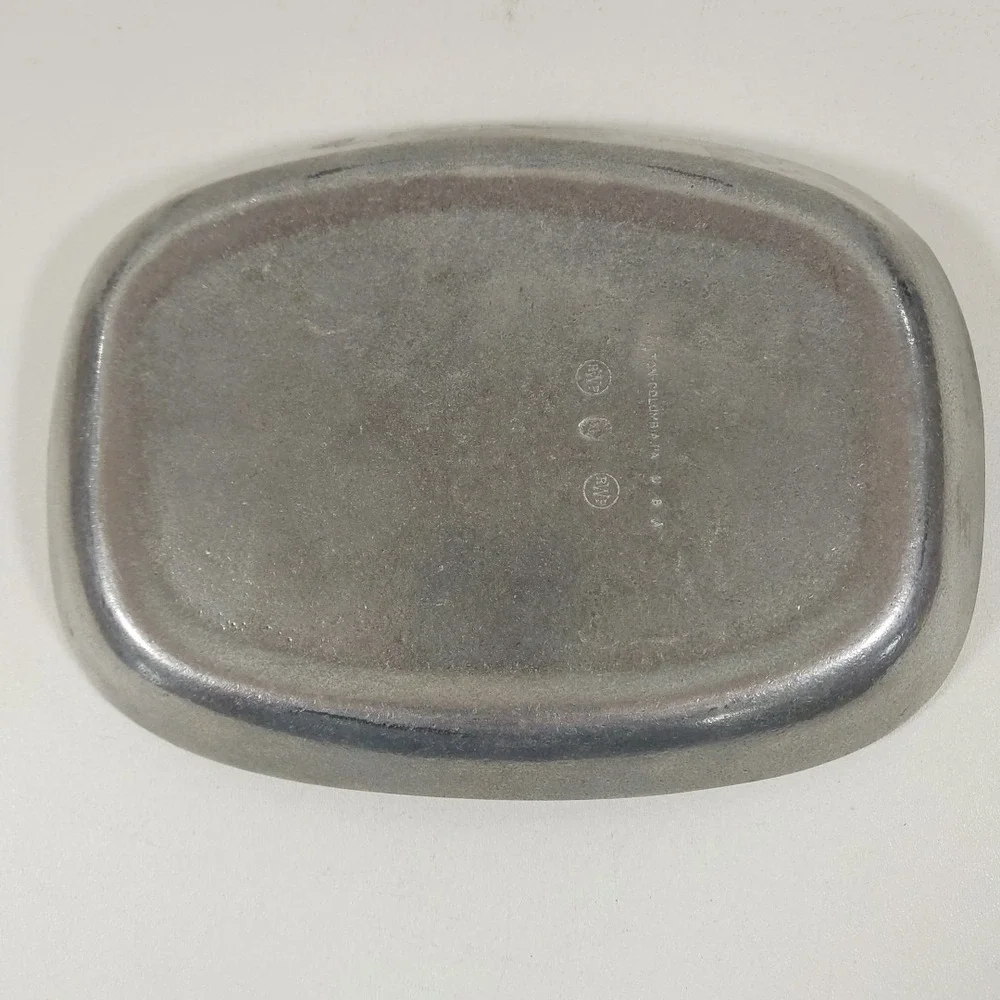 Vintage Wilton Pewter Give Us This Day‎ Our Daily Bread Tray The Lord Prayer USA